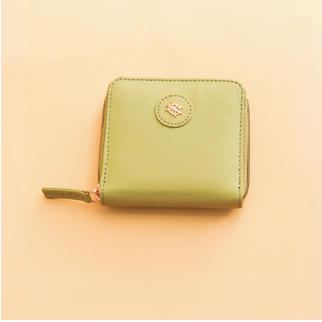 OLIVIA : Card Wallet Light Green