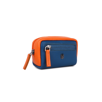 OSLO : Key Pouch Blue/Orange