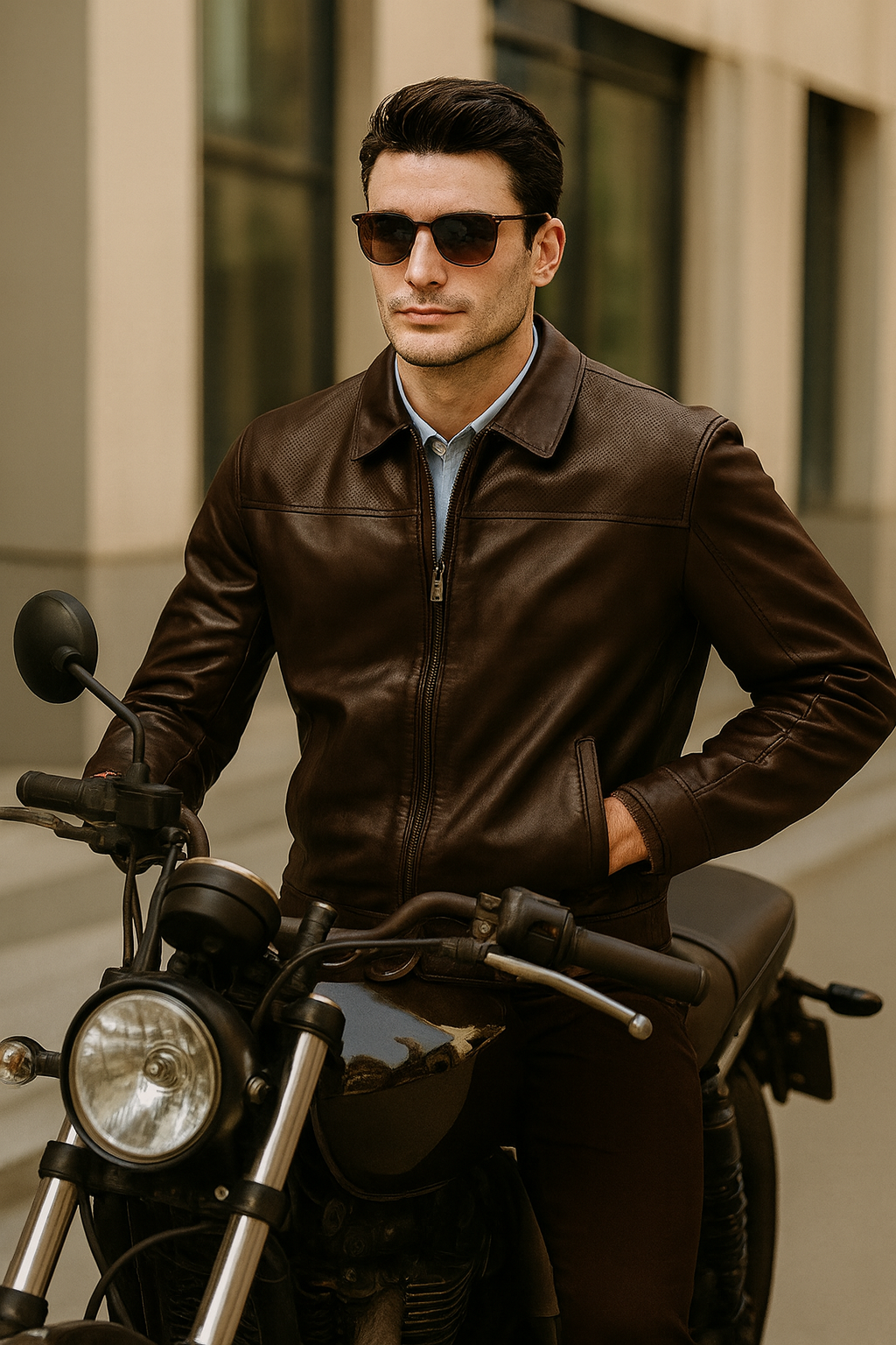 El-dorado - Dark Brown | 100% Genuine Leather Jacket