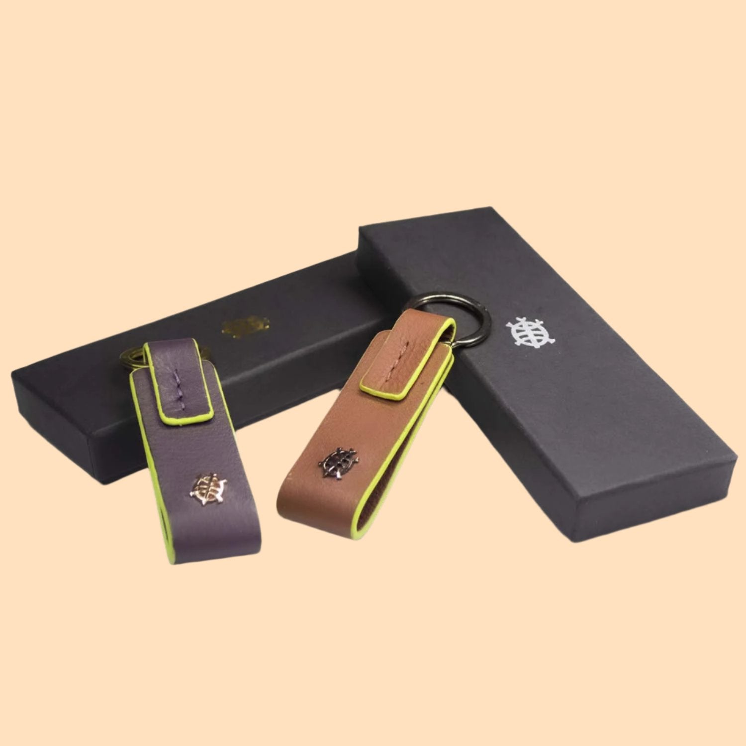 TORTUGA : Keyring Pack Of Two - Tortoise