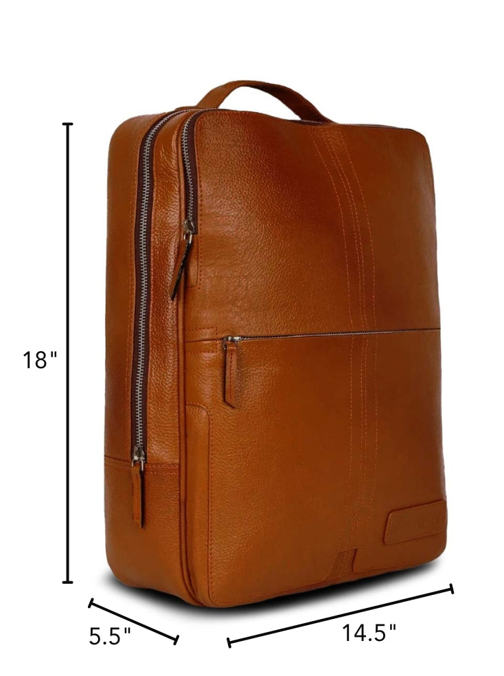 Marco - The Backpack - Light Brown - Tortoise  