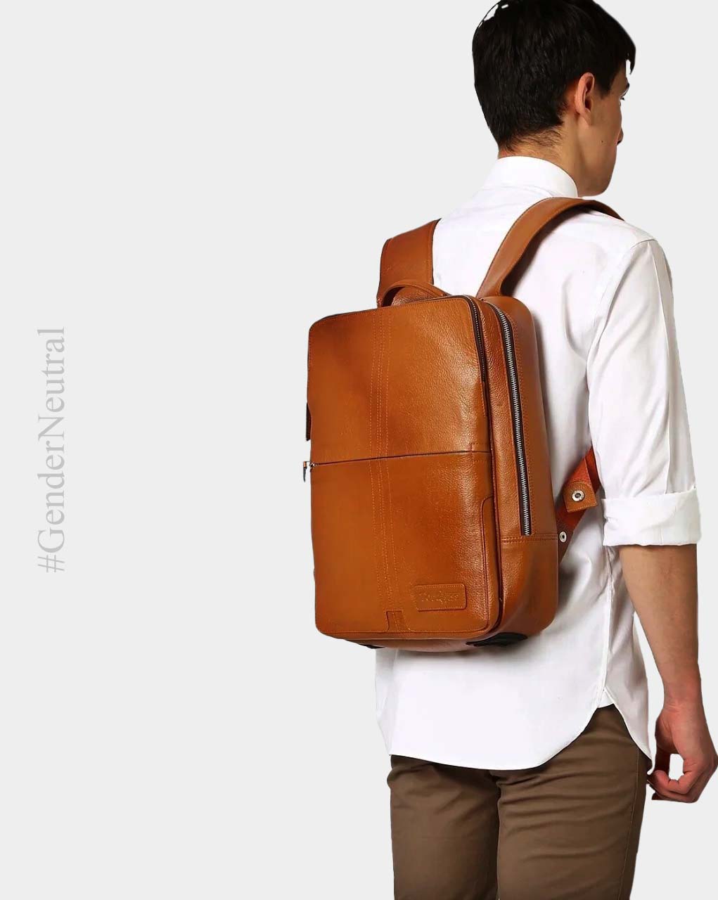 Marco - The Backpack - Light Brown - Tortoise  