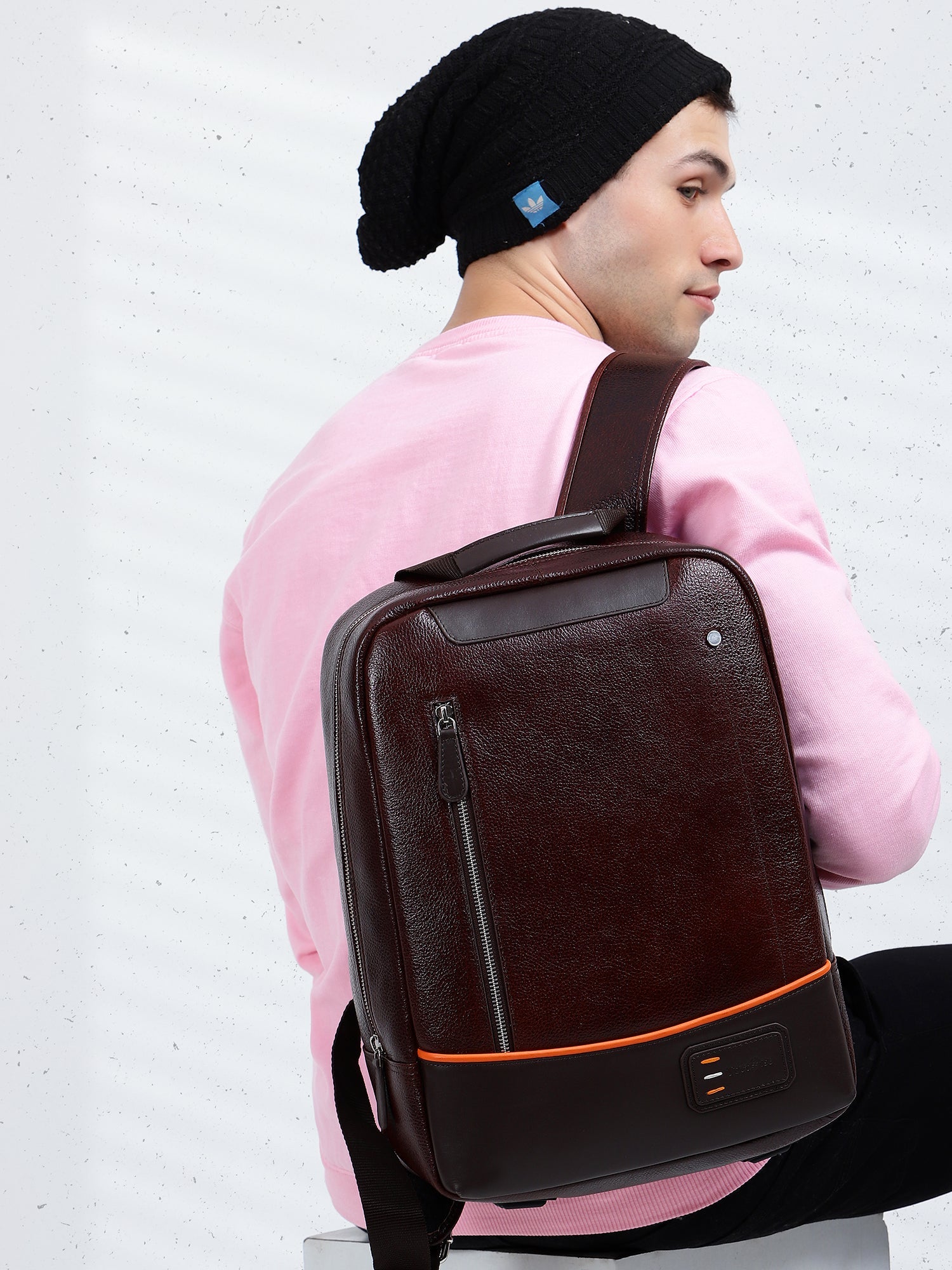 Agusto -  The Backpack - Dark Brown - Tortoise  