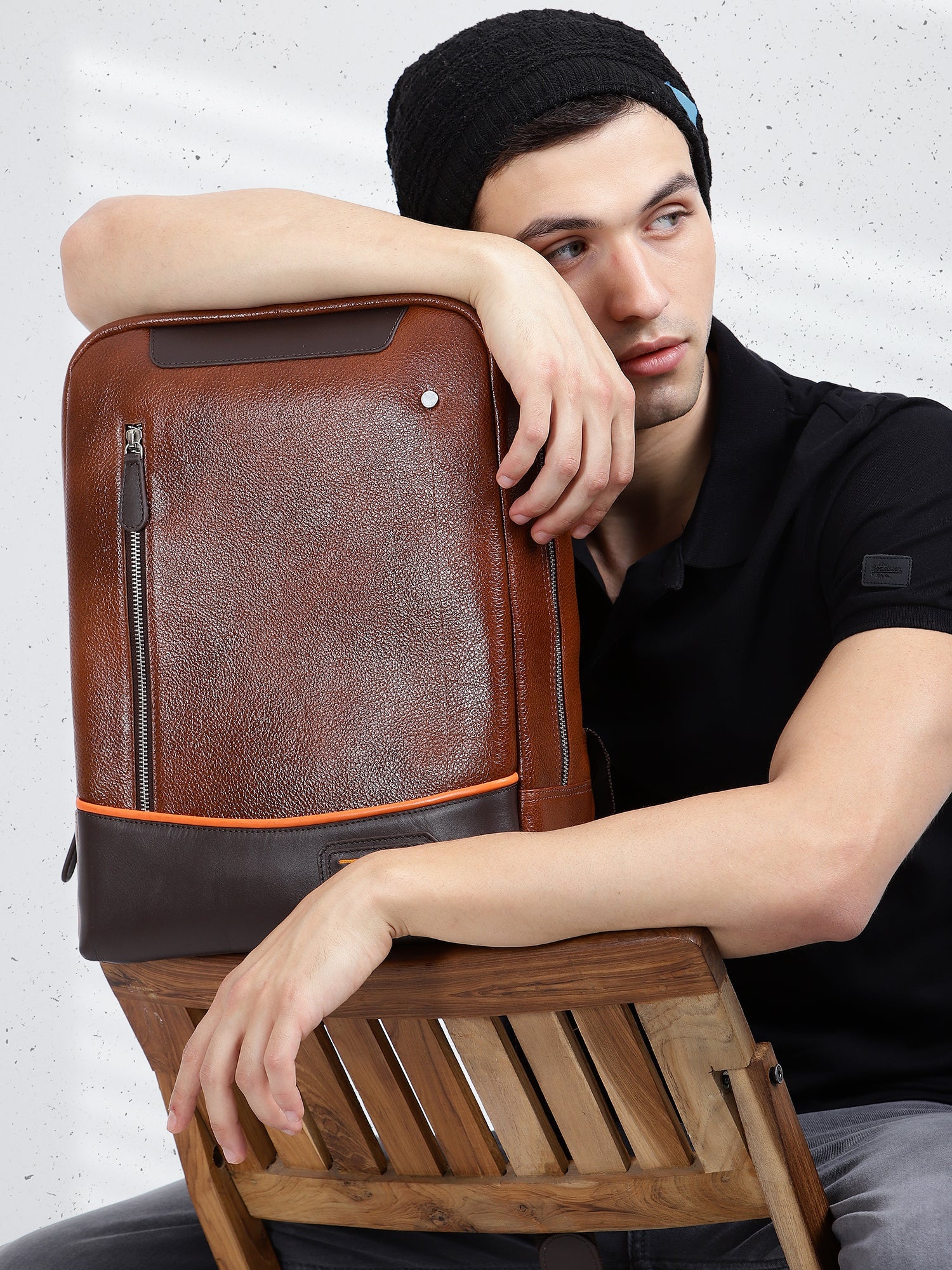 Agusto -  The Backpack - Light Brown - Tortoise  