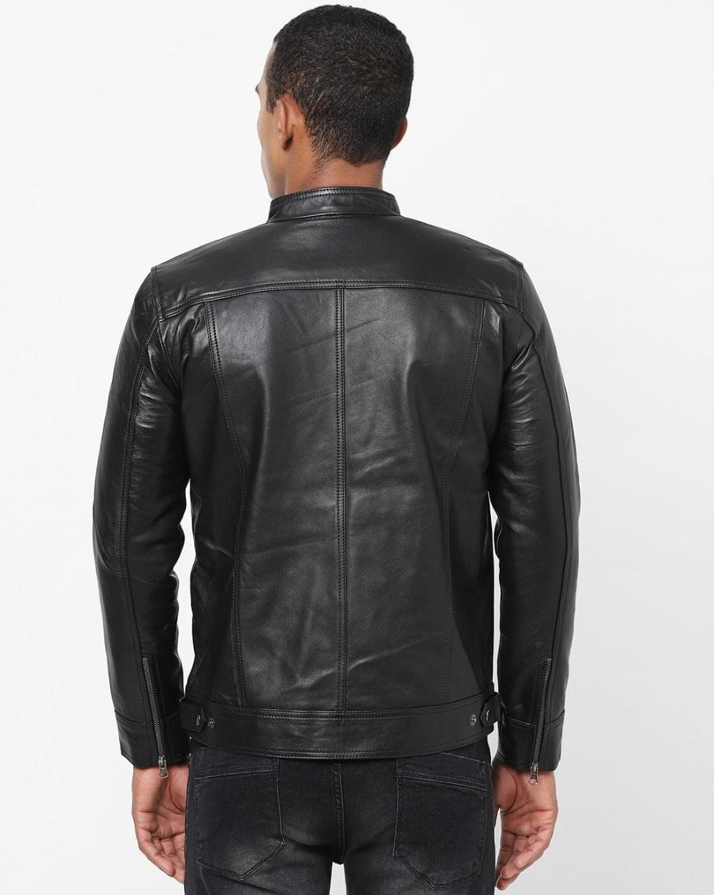 Men's Deerskin and Beaver Jacket – Rifugio Handmade Leather Jackets Napoli