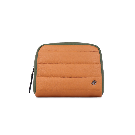 Carlo The Multi Purpose Pouch - Mustard Yellow & Forest Green