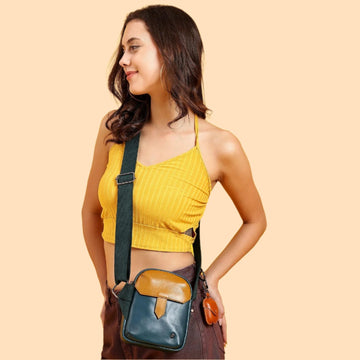 BANDOLERA : Phone Bag - Tortoise  