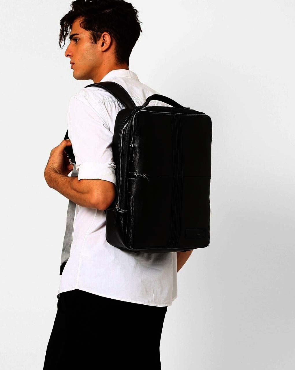 Marco - The Backpack - Black - Tortoise  