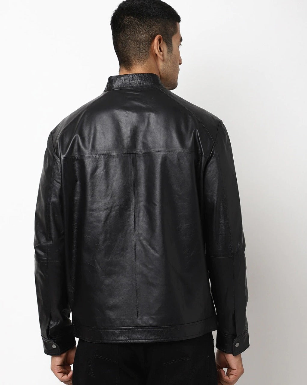 VITTORIO : Black | 100% Genuine Leather Jacket